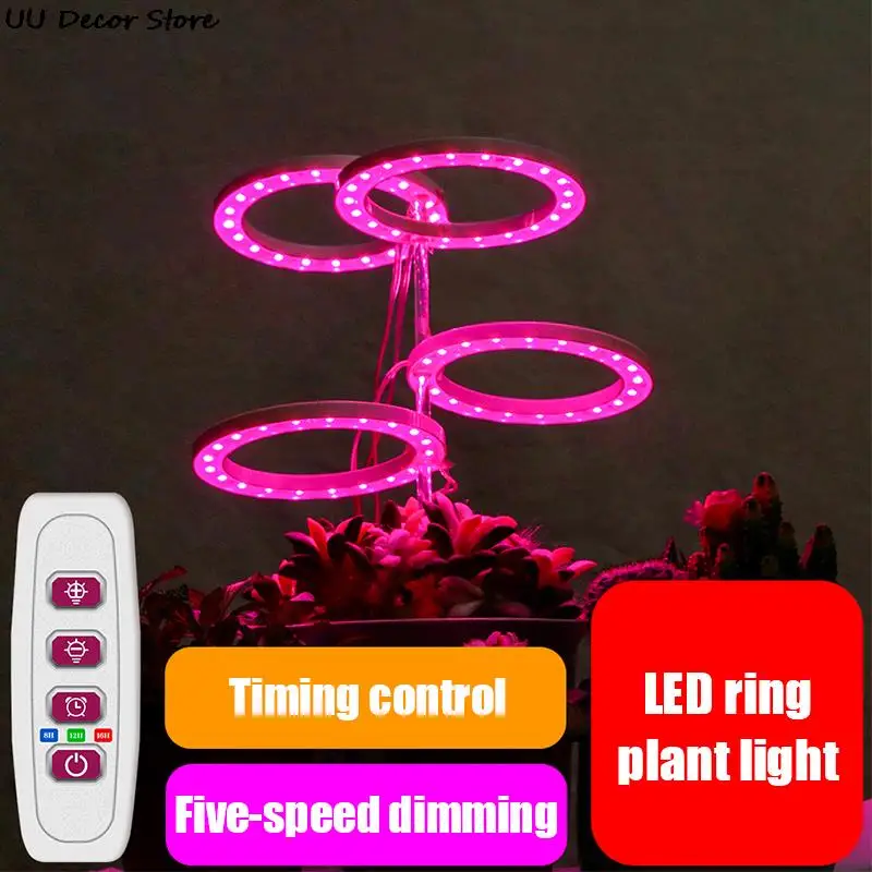 

Angel Ring Grow Light Phytolamp Lamp For Indoor Plant Seedlings Home Flower