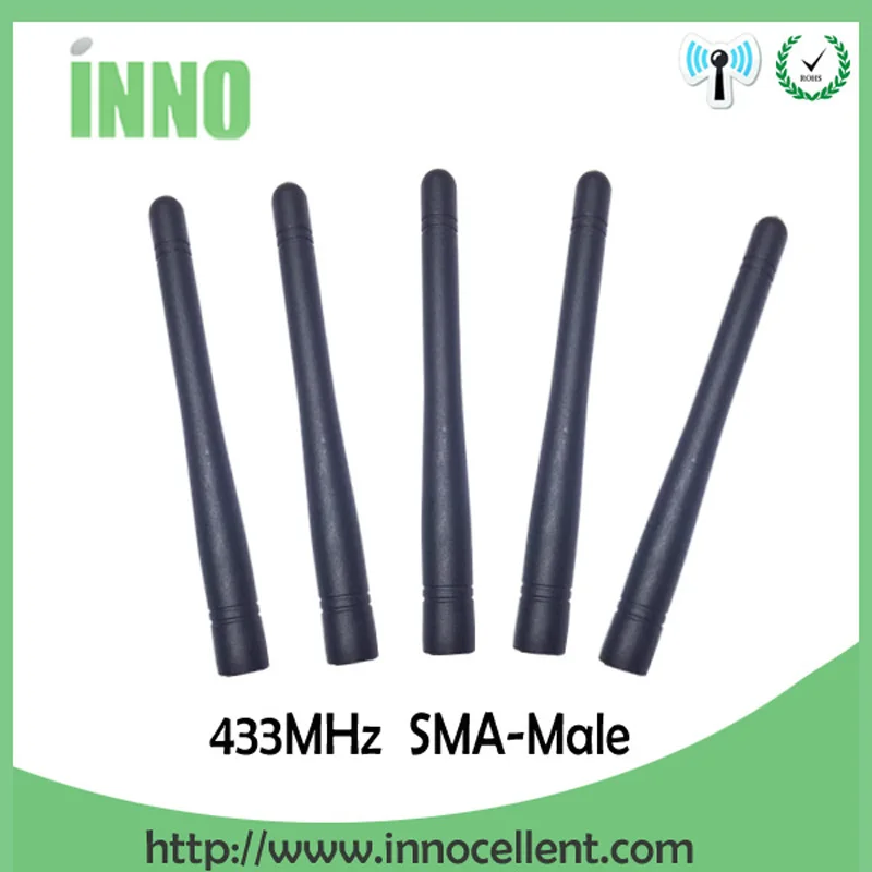 EOTH 10pcs 433mhz antenna 3dbi sma male lora antene pbx iot module lorawan signal receiver antena high gain