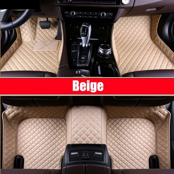 Beige Автомобильные коврики SUNNY FOX для Lexus LS 430 460 600H L LS430 LS460 LS460L LS600H LS600HL автостайлинг ковровые вкладыши(2000-сейчас - Название цвета: Beige