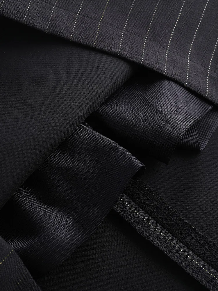 Женская осенне-зимняя мини-юбка с высокой талией | одежда