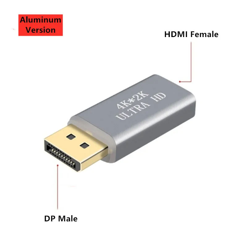 Veggieg DP к HDMI адаптер 4K порт дисплея конвертер Дисплей компьютера адаптер| |