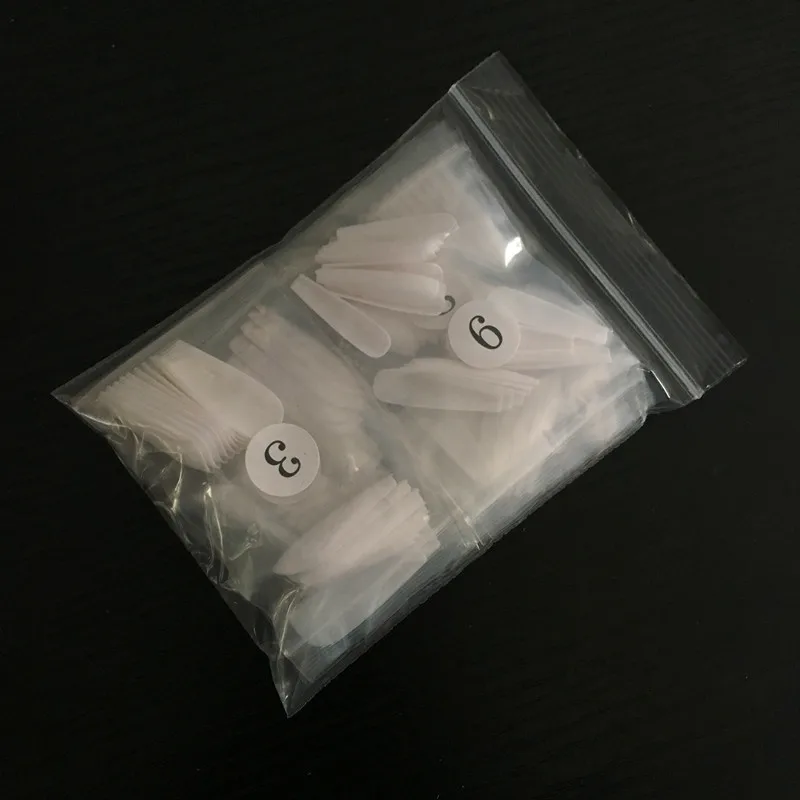 Ballerina Opp White 100 шт./кор. белый/натуральный светлый гвозь советы длинные ногти поддельные полное покрытие Flase ногтей Искусственные Пресс для ногтей, для нанесения с помощью клея для Для женщин "сделай сам" - Цвет: Ballerina Opp White