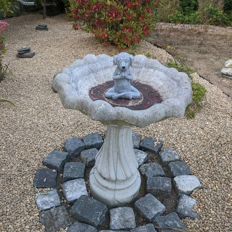 

Meditating Dog Statue for Home Decoration Dog Cat Meditation Garden Decor Best Gifts for Yoga Lover Outdoor Art TT-best