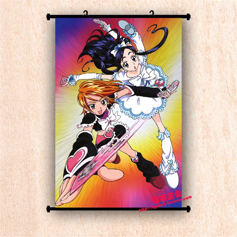 Аниме Pretty Cure Precure Minazuki Karen &amp молочная Роза Aono Miki Pine Peach домашний Декор настенный