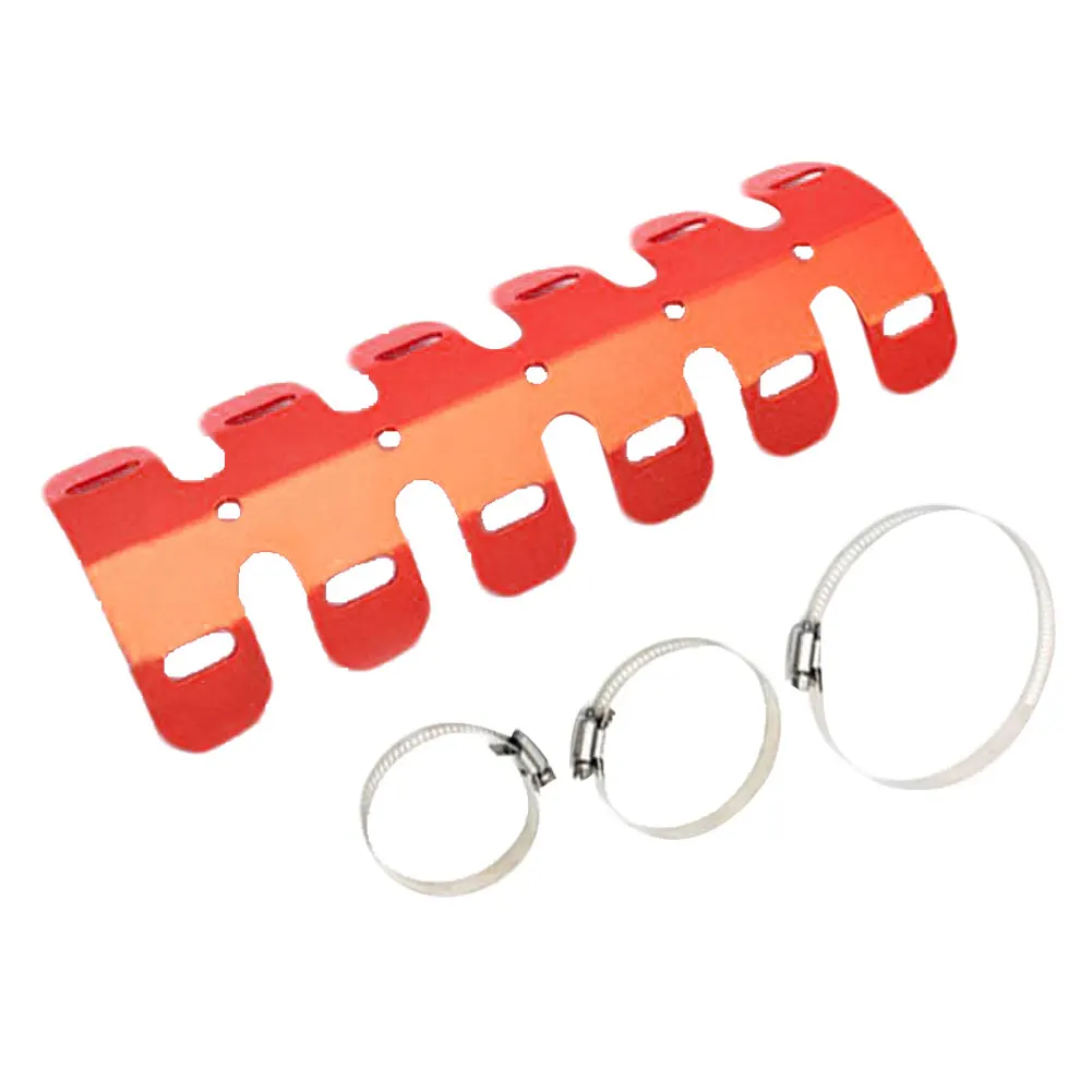 

2020 Newst Motorcycle Exhaust Muffler Pipe Protector Metal Heat Shield Cover with 3 Clamp