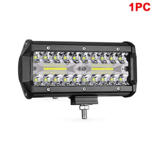 7-дюймовый водонепроницаемый светодиодный светильник 120 Вт 40 светодиодный s для вождения внедорожных лодок, автомобилей, тракторов, грузовиков, светодиодный светильник, бар для внедорожников, квадроциклов, точечные прожекторы световые светильник s