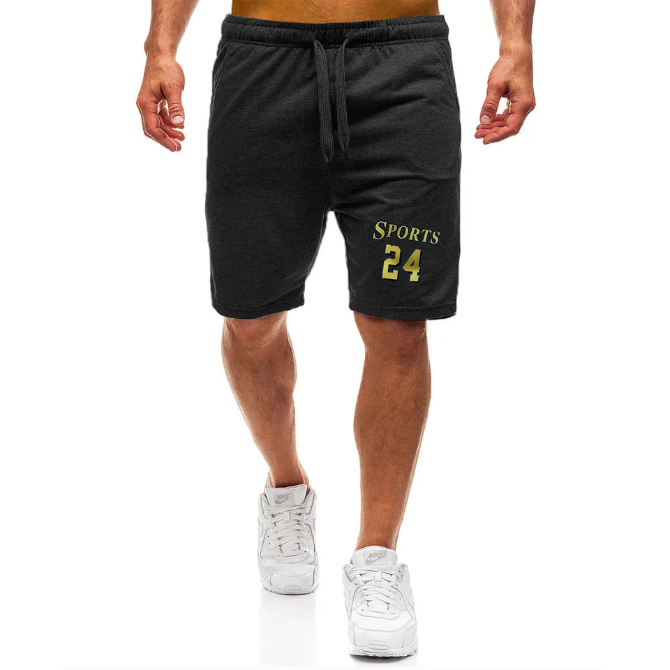 

Men's sports shorts drawstring running shorts men's fitness pants men's printed shorts men's quick-drying shorts