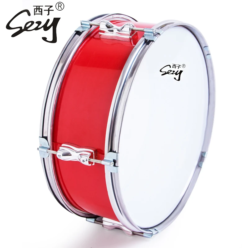 Ударные инструменты Snare из нержавеющей стали 13/14 дюйма ударные с ремешком для