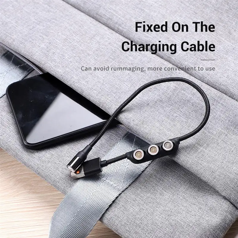 

Magnetic Cable Plug Case Portable Storage Box Magnet Charger Plugs Micro USB Type C Connector Storage Box Case