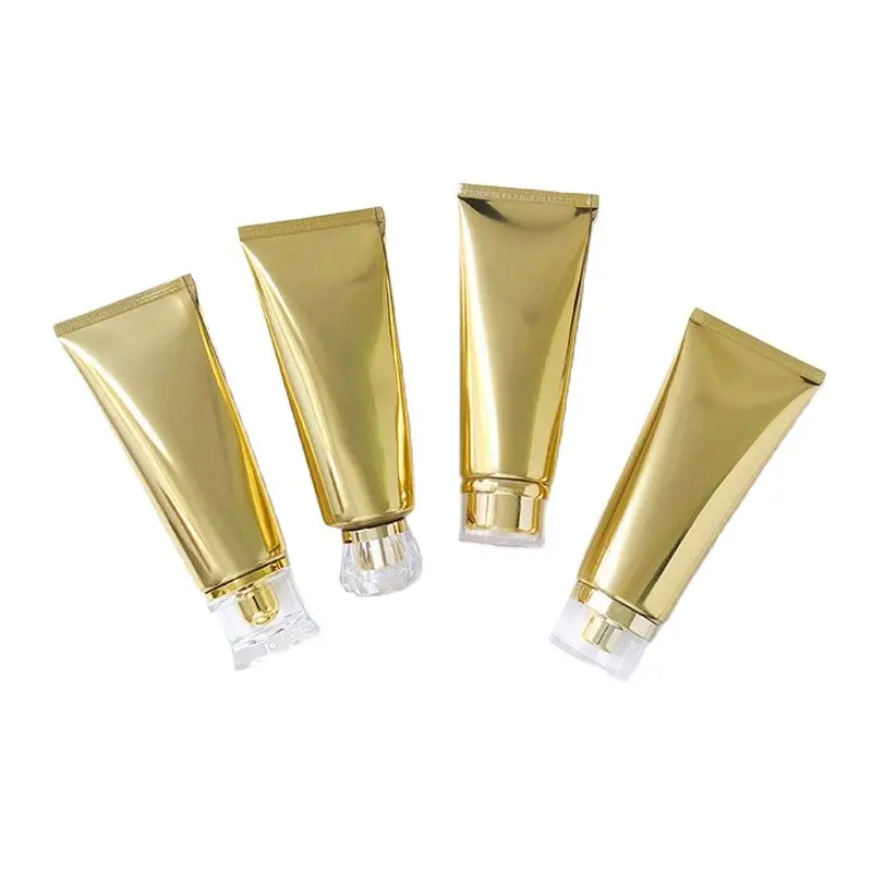100 мл высококачественный инструмент для макияжа Золотая алюминиевая пластиковая