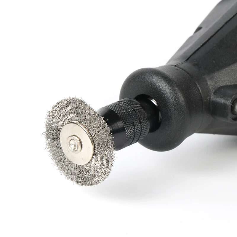 10 шт./лот нержавеющая стальная проволочная колесная щетка Dremel Электрический