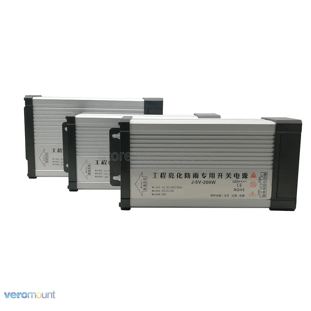 IP54 Водонепроницаемый внешний блок питания 5 В светодиодный трансформатор AC220V в