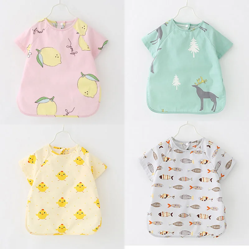 Bentain 1-2 Years Baby Kids Bibs Apron Waterproof Cartoon Toddler Girls Boys Feeding Burp Cloths Newborn Children Saliva Towels | Детская