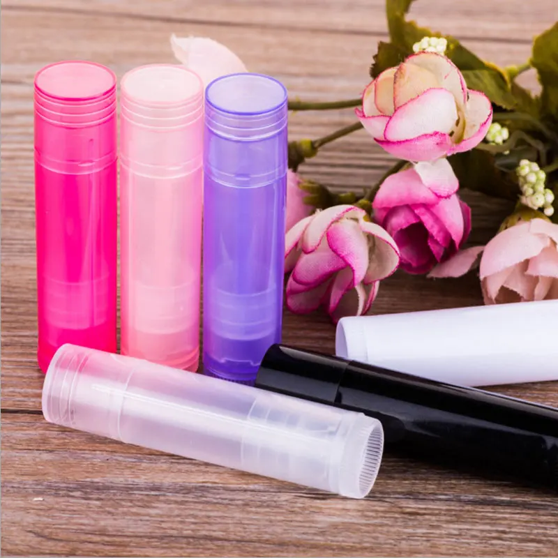 

5ml Sample Plastic Empty Lipstick Lip Balm Container Bottles Tubes DIY Cosmetic Tubes