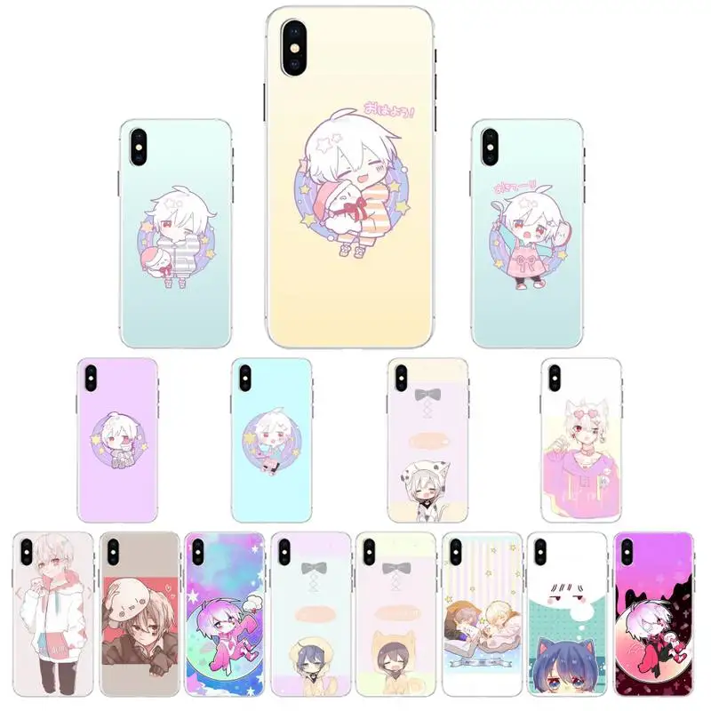 

YNDFCNB Anime mafumafu Phone Case for iphone 13 X XS MAX 6 6s 7 7plus 8 8Plus 5 5S se 2020 XR 12 11 pro max case