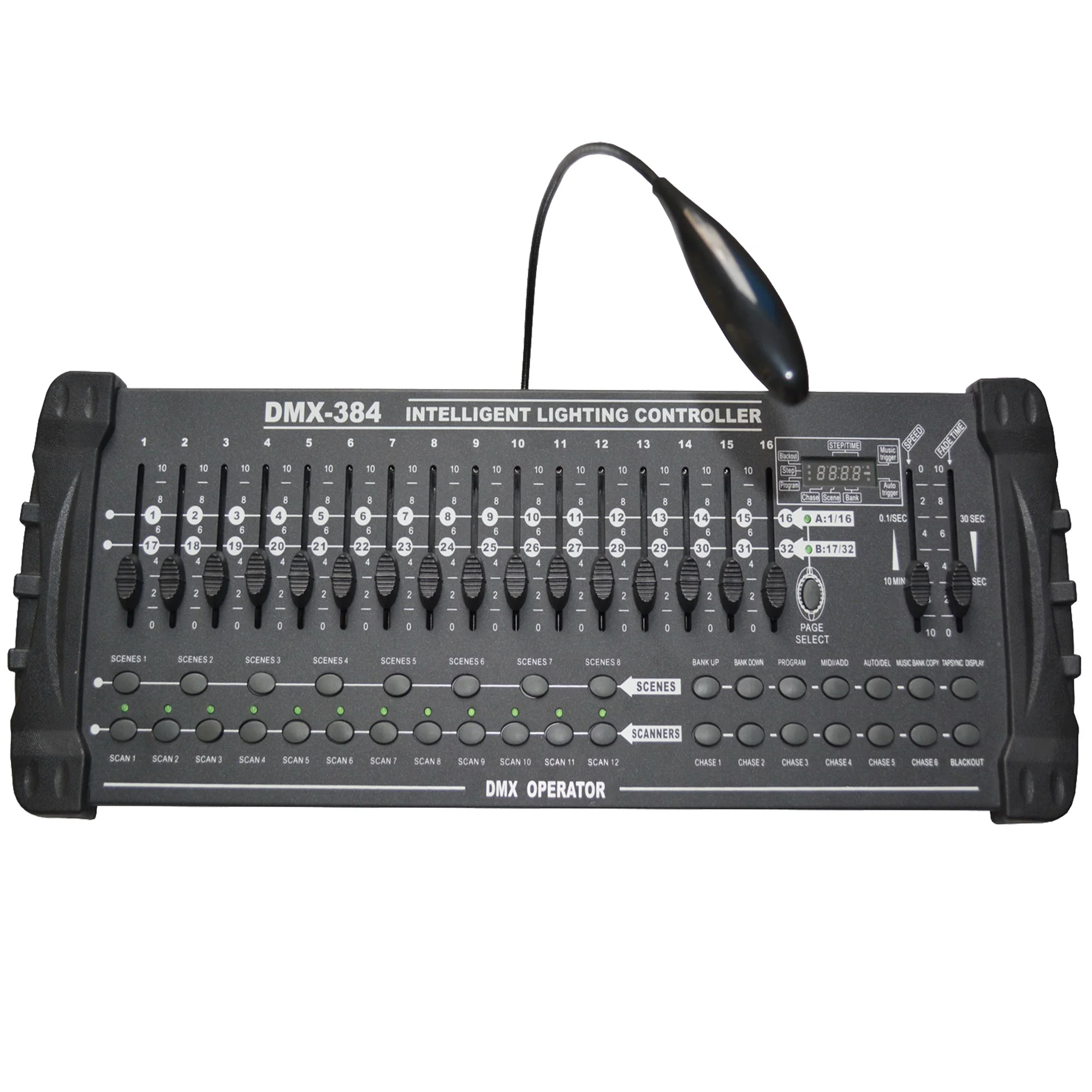 Горячая Распродажа международного стандарта DMX 384 контроллер перемещающаяся