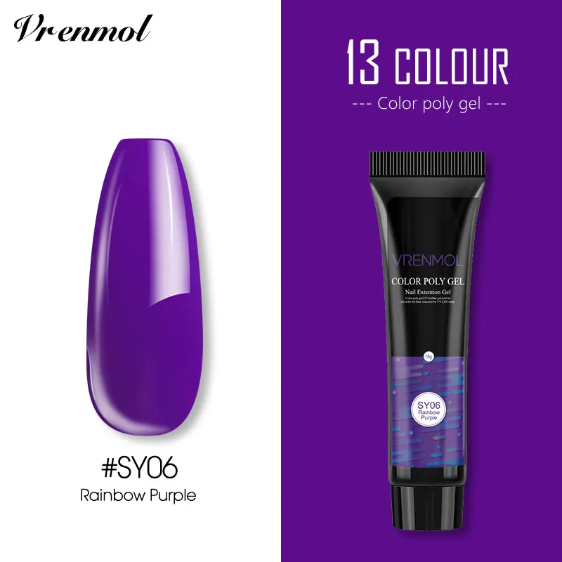 15ml SY06 Vrenmol, не очищающее верхнее покрытие, верхнее покрытие, Базовое покрытие, основа, грунтовка, Гель-лак для ногтей, УФ светодиодный Гель-лак, впитывающий Гель-лак - Цвет: 15ml SY06