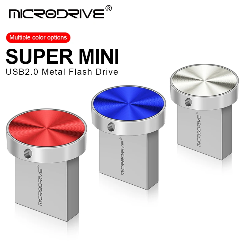 Металлический мини-USB флеш-накопитель 3 цвета 128 ГБ 64 32 16 8 Гб |