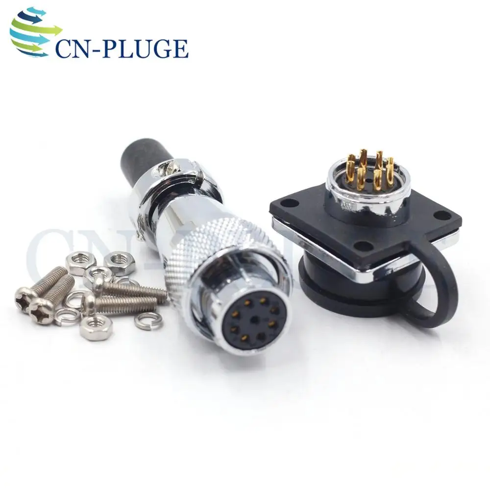 Водонепроницаемые 8 контактные разъемы серии WS16 светодиодный разъем для кабеля