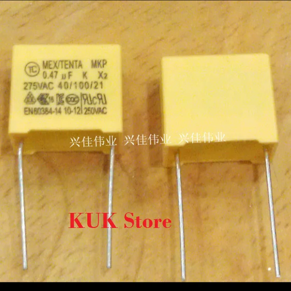 

Конденсаторы MKP X2 474K, 0,47 мкФ, 275 В, 15 мм, 50 шт./лот