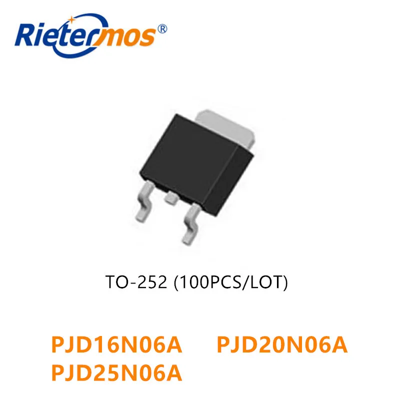 

100PCS PJD16N06A PJD20N06A PJD25N06A TO-252 N-CHANNEL HIGH QUALITY