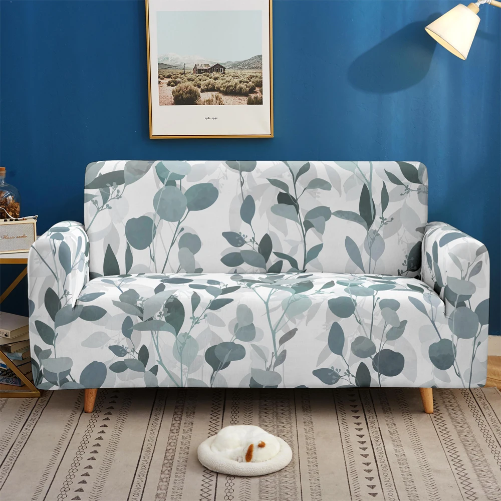 

Custom 1/2/3/4-seater Sofa Protector 3D Print Hawaii Tropical Plant Elastic Couch Cover Sofa Living Room Bedroom Home Decor