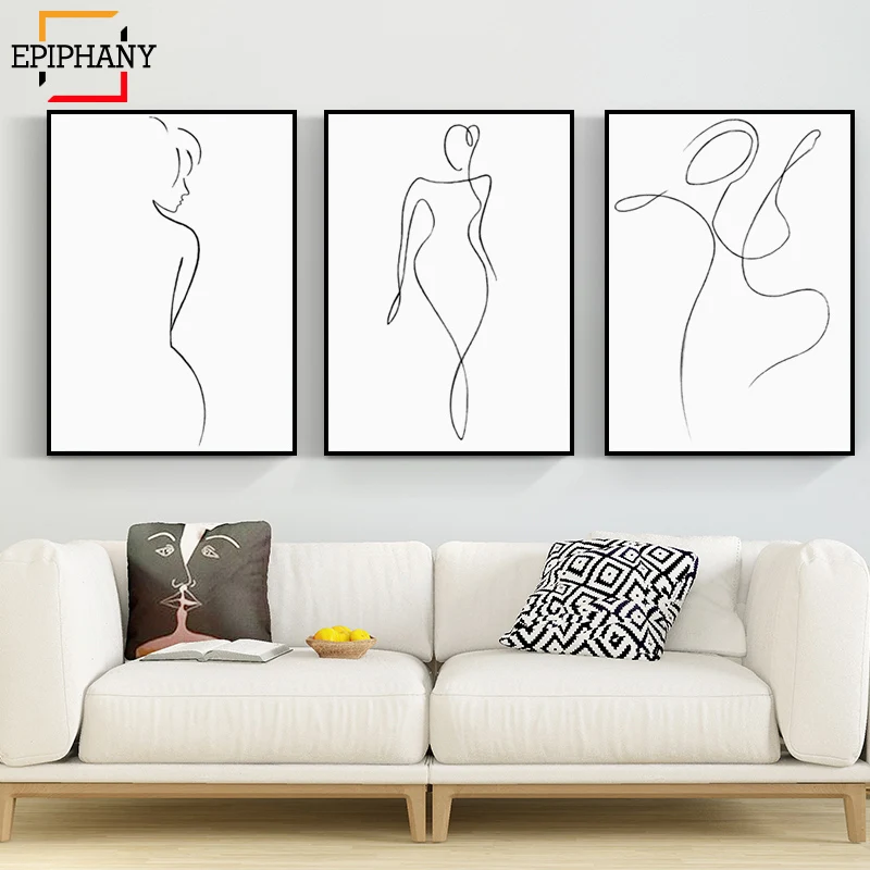 Современные настенные художественные картины на холсте черно белые балетные для