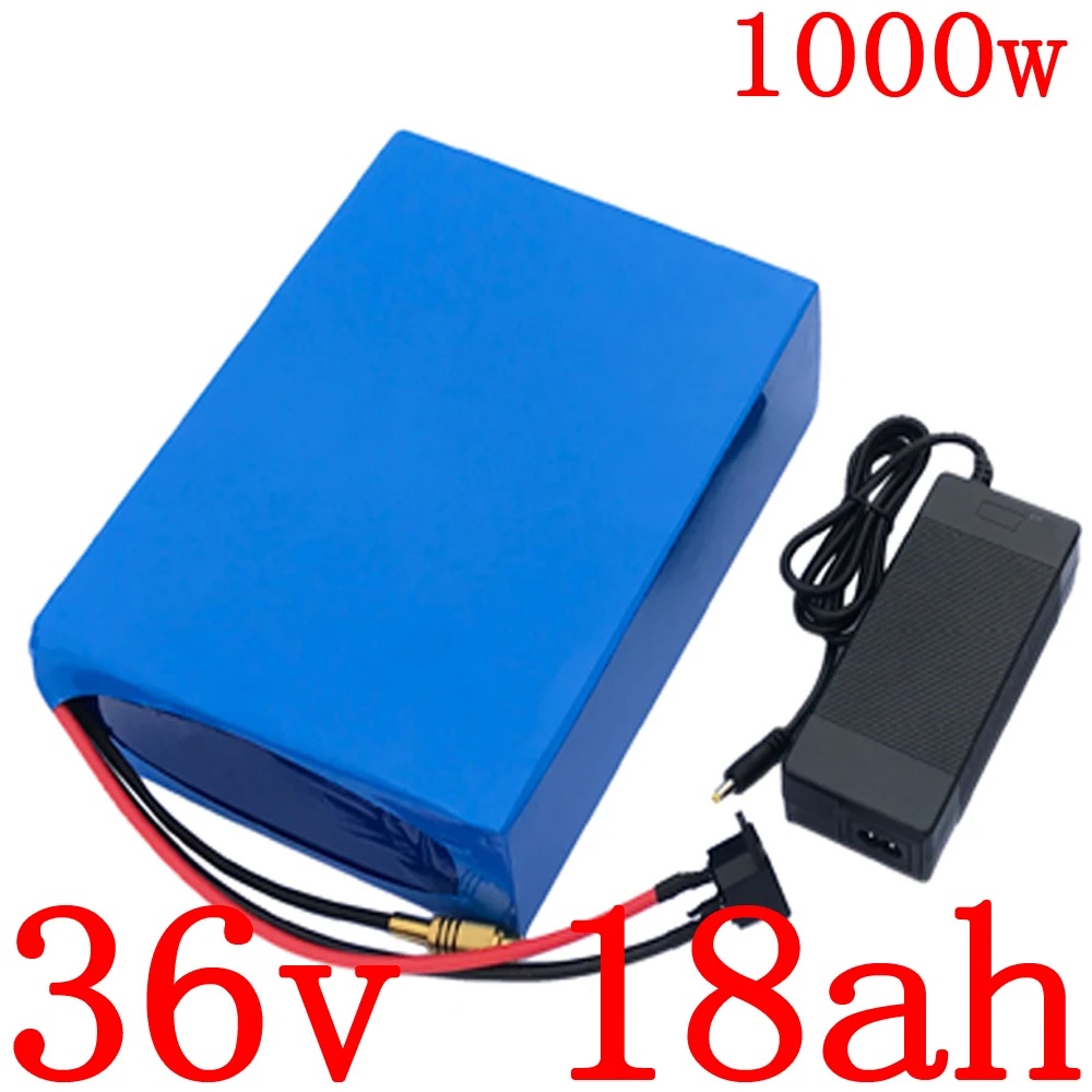 

36V 500W 1000W electric scooter battery pack 36V 18AH electric bike battery 36V 18AH lithium battery with 30A BMS+42V 2A charger