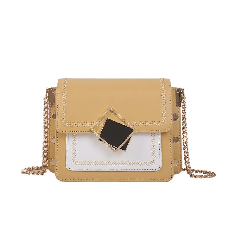 

Лидер продаж, сумки через плечо из искусственной кожи на цепочке для женщин, маленькая сумка-мессенджер на плечо, дизайнерские женские доро...