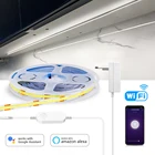 Светодиодная лента Tuya Smart Life, яркая настенная лампа с COB матрицей, Wi-Fi, 12 В, для кухни, работает с Alexa Google Home