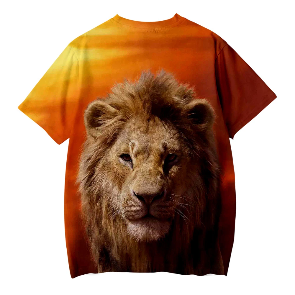 The Lion King Kid's t shirt Boys Girls Hot Fashion Summer Soft Comfortable Kids T shirt 3D Print Lion King Children T-shirt