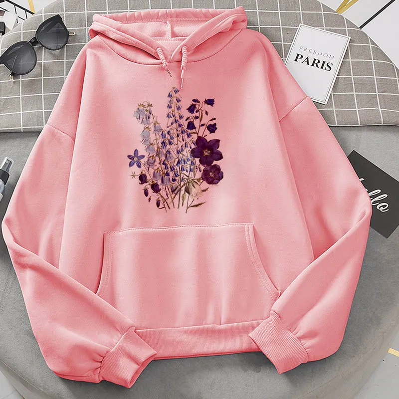 Зимние женские толстовки большого размера в стиле Харадзюку повседневный