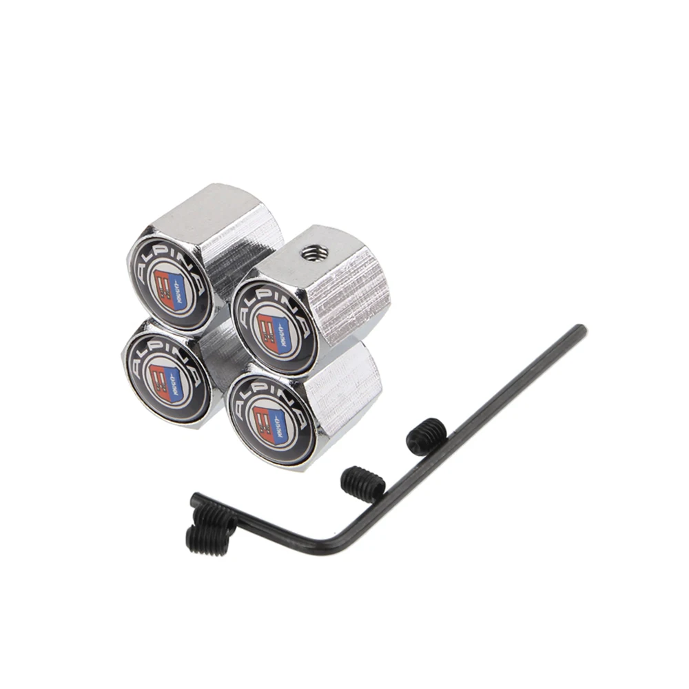 Автомобильный Стайлинг Авто Наклейка колес крышки стержня вентиля шины для Alpina