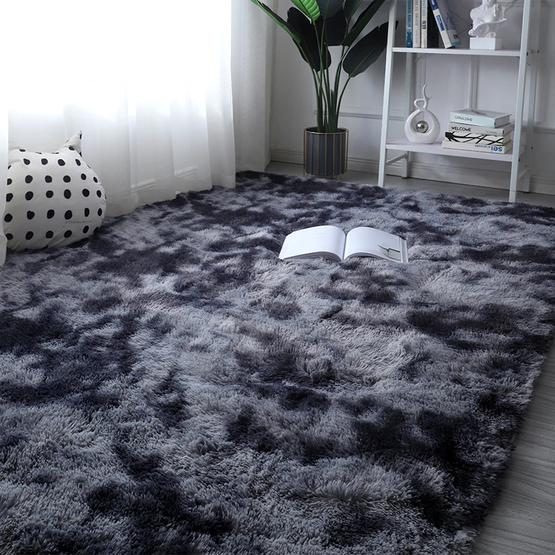 

Nordic Plush Carpet Living Room Long Hair Carpet Bedroom Large Area Rug Home Decor Floor Carpet Super Cute Comfortable Shag Rugs