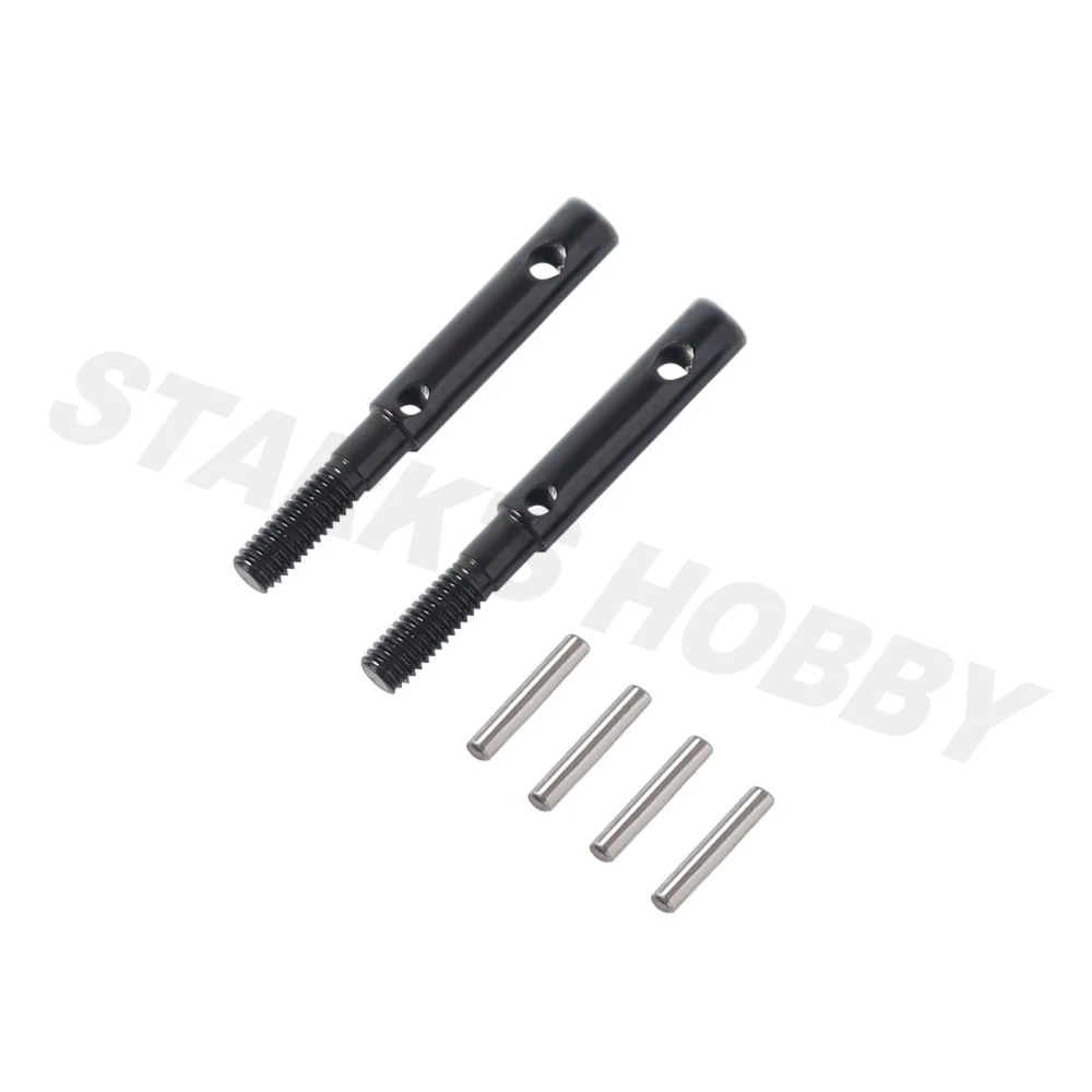 

2pcs Hardened Steel Front Rear Portal Stub Axle for 1/10 RC Crawler Axial SCX10 III AXI03007 AR45 Capra CURRIE F9 Spare Parts