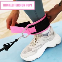 3pcs d ring ankle strap cuffs with resistance band door anchor fitness equipment unisex fitness body building gadget