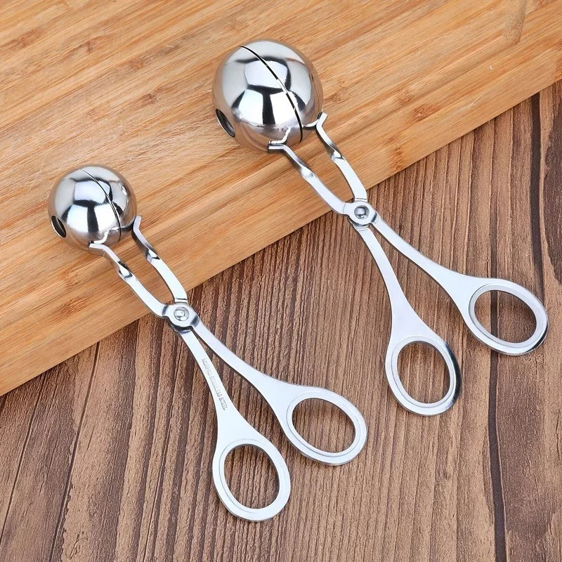 

1Pcs Convenient Kitchen Meatball Maker Stainless Steel Meatball Clip Fish Ball Rice Ball Making Mold Tool Kitchen Accessories