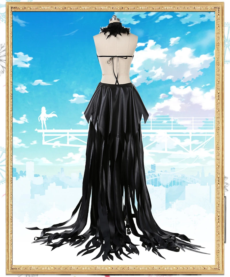 Аниме Puella Magi Madoka Magica Akemi Homura Devil Черный Косплей Costumefor для женщин Хэллоуин Униформа H