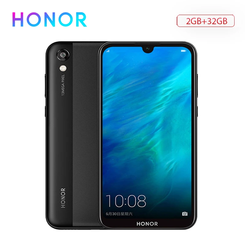 Глобальная версия Honor 8S 2 ГБ 32 смартфон MT6761 5 71 ''полный экран 13MP задняя камера