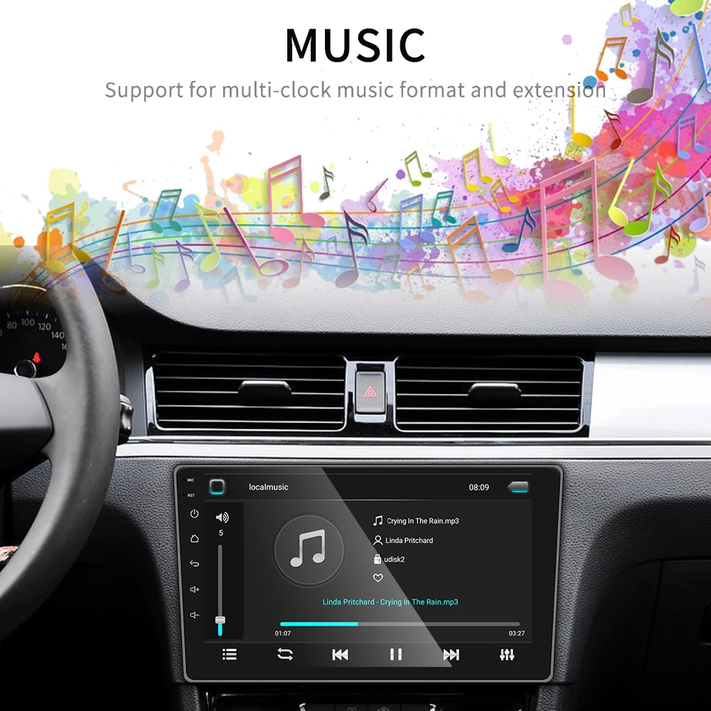 Автомобильный радиоприемник Camecho 2 Din Android 10 1 GPS мультимедийный плеер для Toyota Corolla