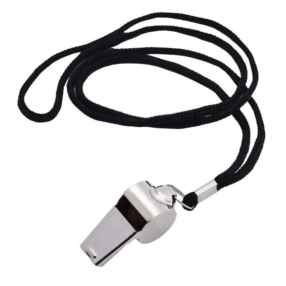 

Referee Whistle Stainless Steel Extra Loud Whistle For School Sports Fitness Accessories Referee Sports Judge Whistle Wholesale