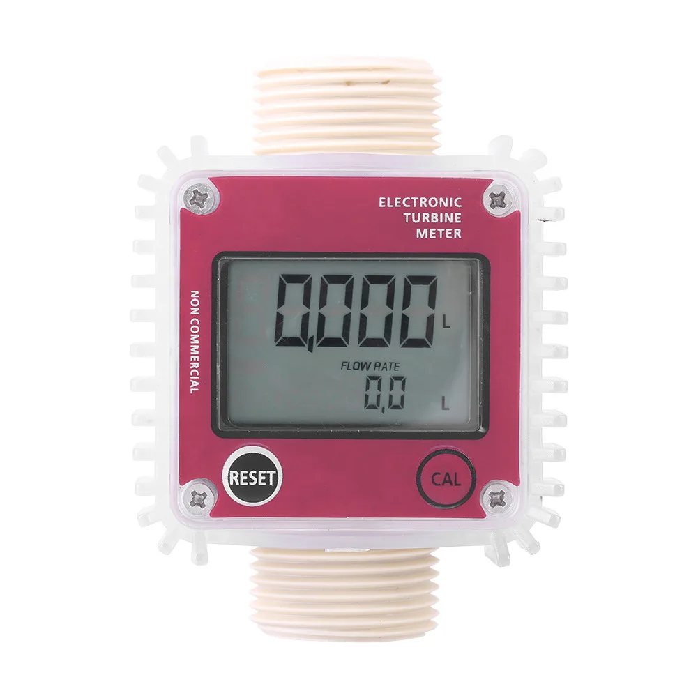 

K24 Turbine Digital Diesel Oil Fuel Flow Meter Tester for Chemicals Liquid Water Measuring Tools Flow Measuring Instrument