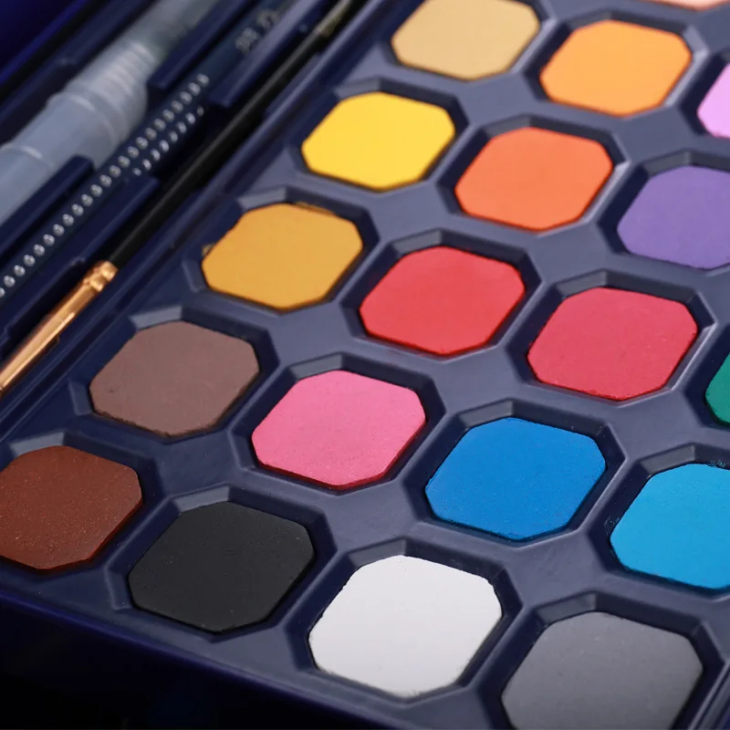 Набор акварельных пигментов однотонных 12 18 24 36 дюймов ручная роспись портативная