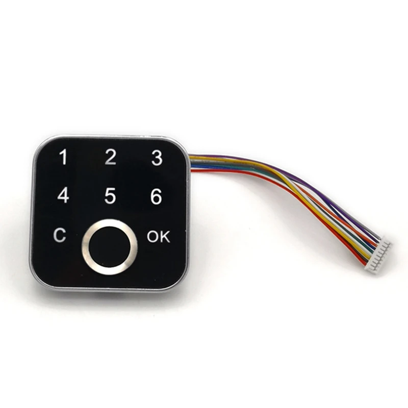 Стандартная печатная плата со сканером отпечатков пальцев 6 релейных выходов