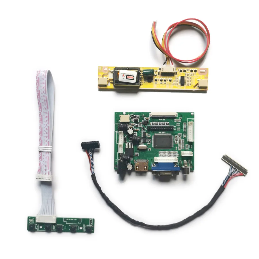 

Fit B154EW03/B154EW07/M154EW01/N154I4 DIY Kit 2-CCFL 1280*800 +VGA+AV 30-Pin LVDS LCD Screen Display Controller Drive Board