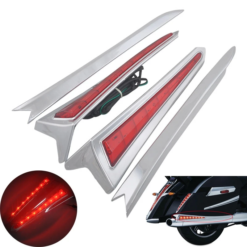 

Motorcycle Rear Saddlebag Side LED Brake Lights for Victory Country Cross Magnu 2010-2016