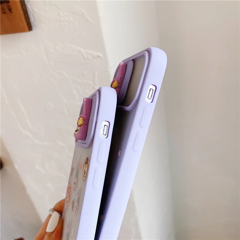 

Disney Cartoon Star Delu girl Phone Case for iPhone7/8/se/7plus/8p/xs/xsmax/xr/11pro/11promax/12/12pro/12mini sliding lens