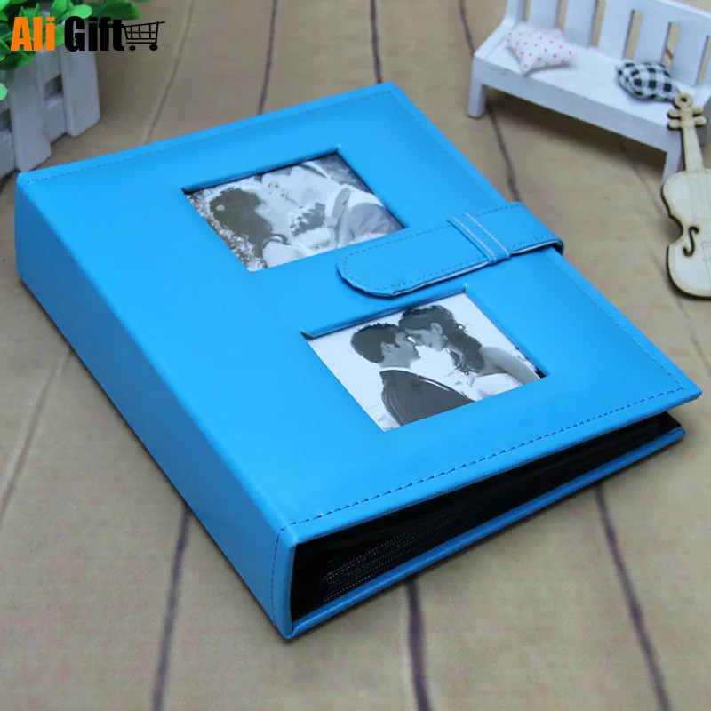 Fashion Leather Albums 6-inch 4R 200 Photos Albums Home Birthday Gift Gallery for Lover Wedding Birthday Gift Travel Photo Album