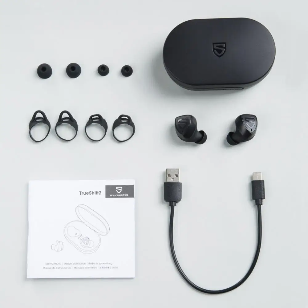 

Trueshift 2 True Wireless Earphone in-Ear Touch Control Bluetooth Earbuds IPX7 Waterproof Stereo Sport Earphones