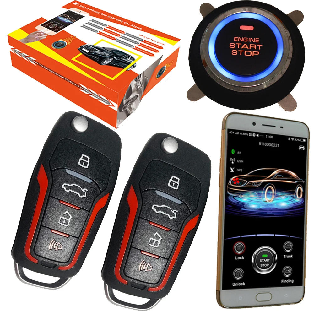 CARDOT 2g gps gsm умный дистанционный стартер пассивная система автосигнализации